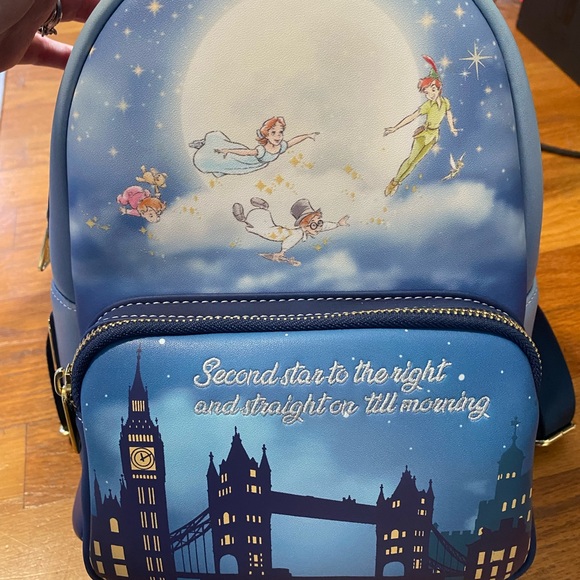 Loungefly Peter Pan flight mini backpack - Picture 2 of 9